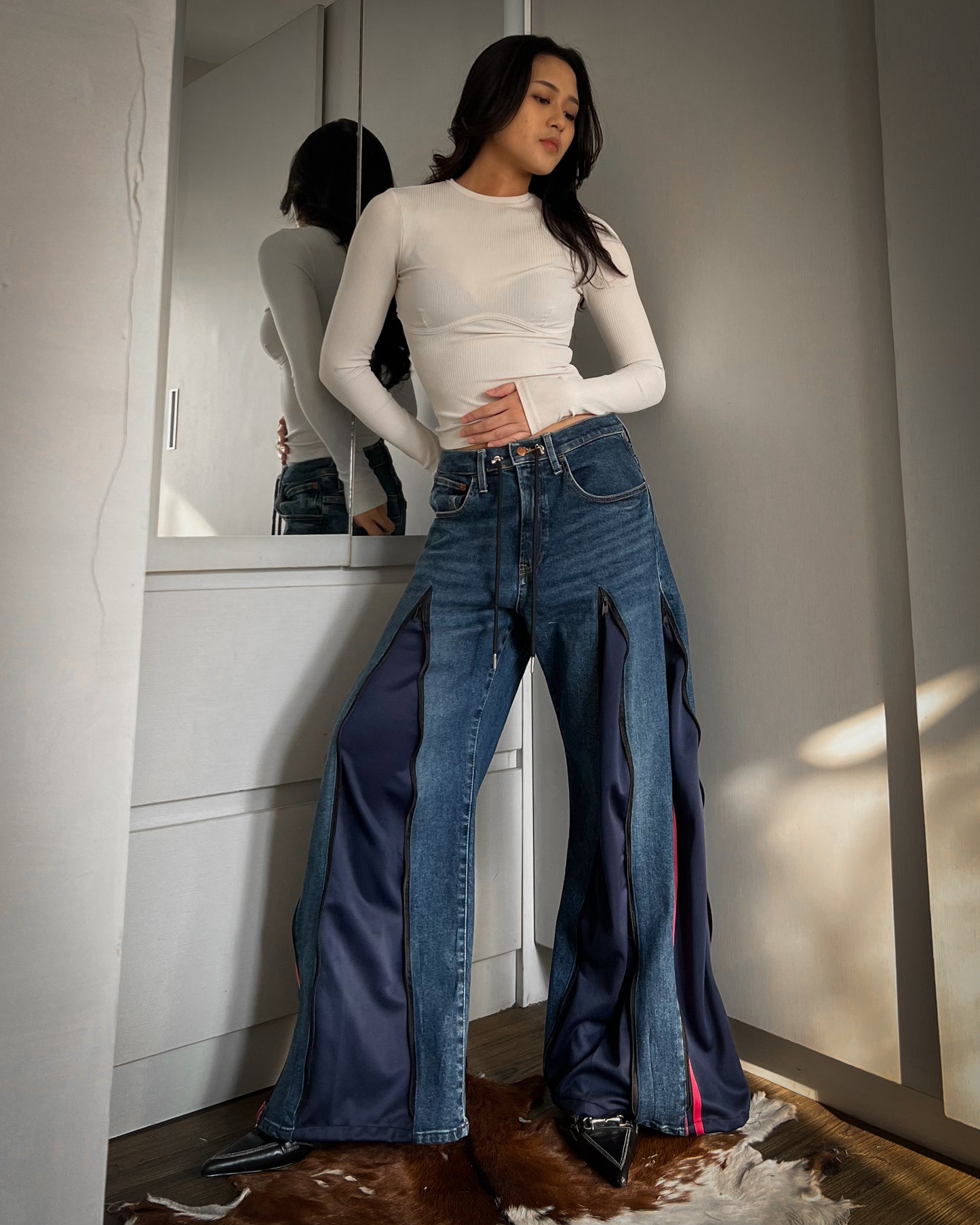 Zipper Pants 078