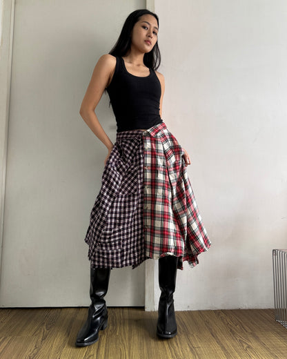 Button-Up Maxi Skirt 056