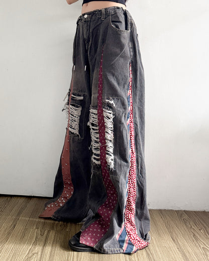 [BIG SIZE] Tie Pants 003