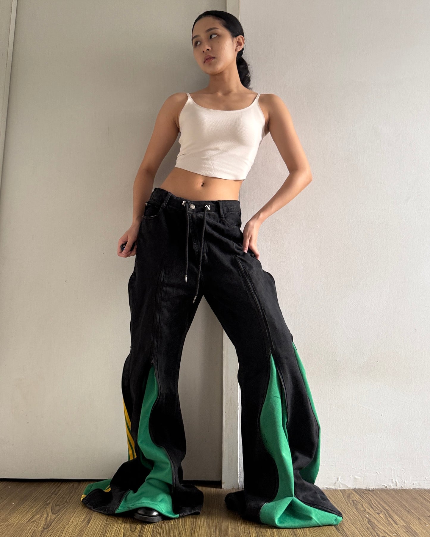 [BIG SIZE] Zipper Pants 0250