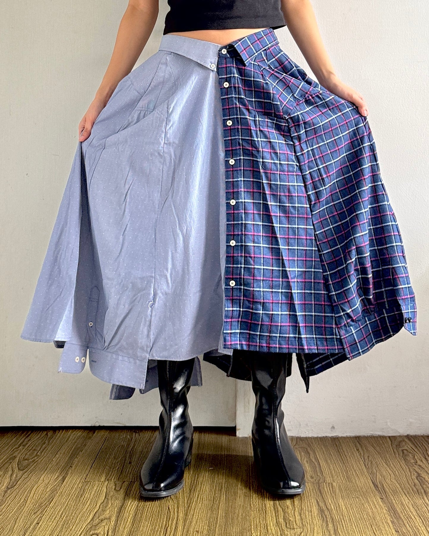 Button-up Maxi Skirt 065