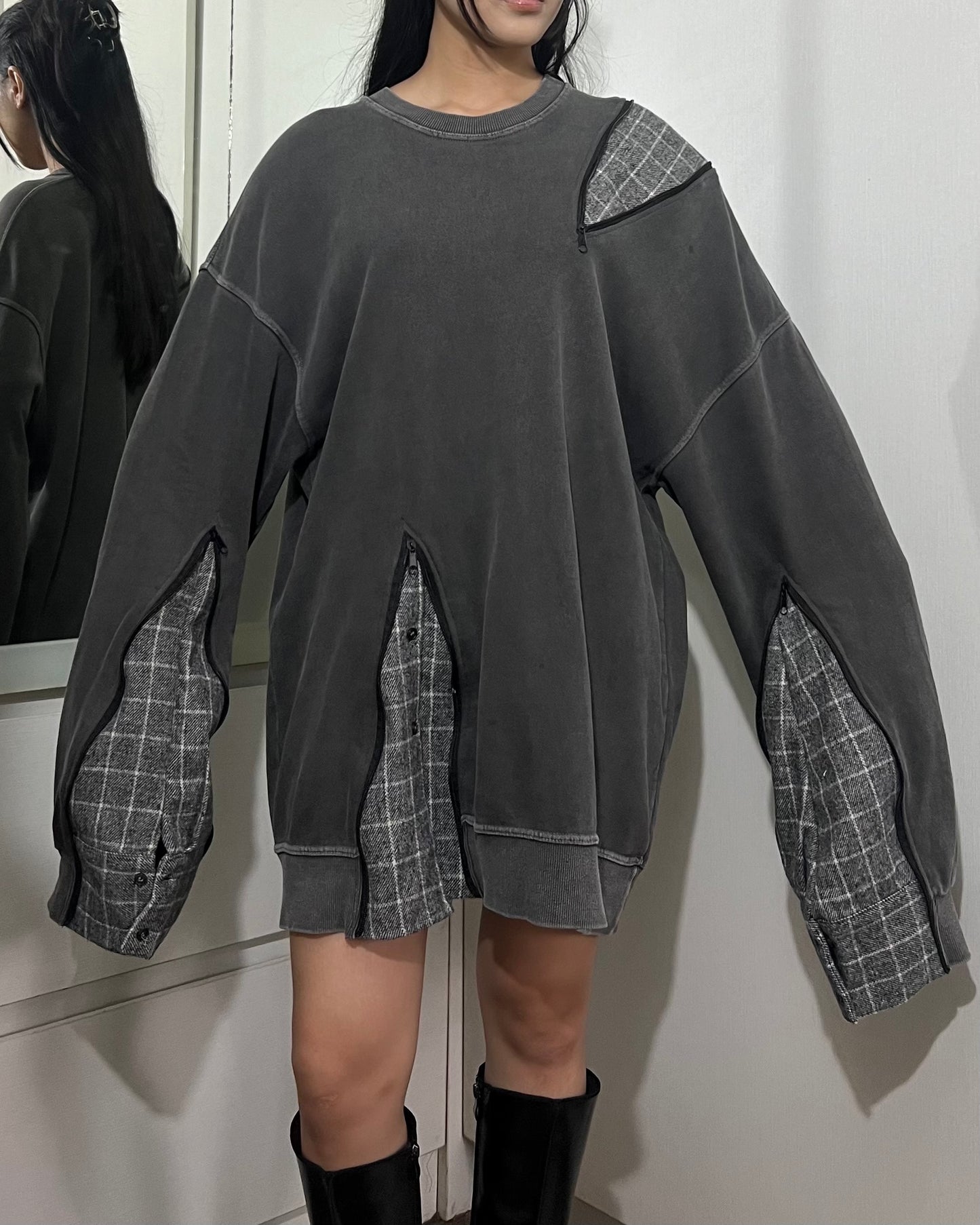 Zipper Sweater 001
