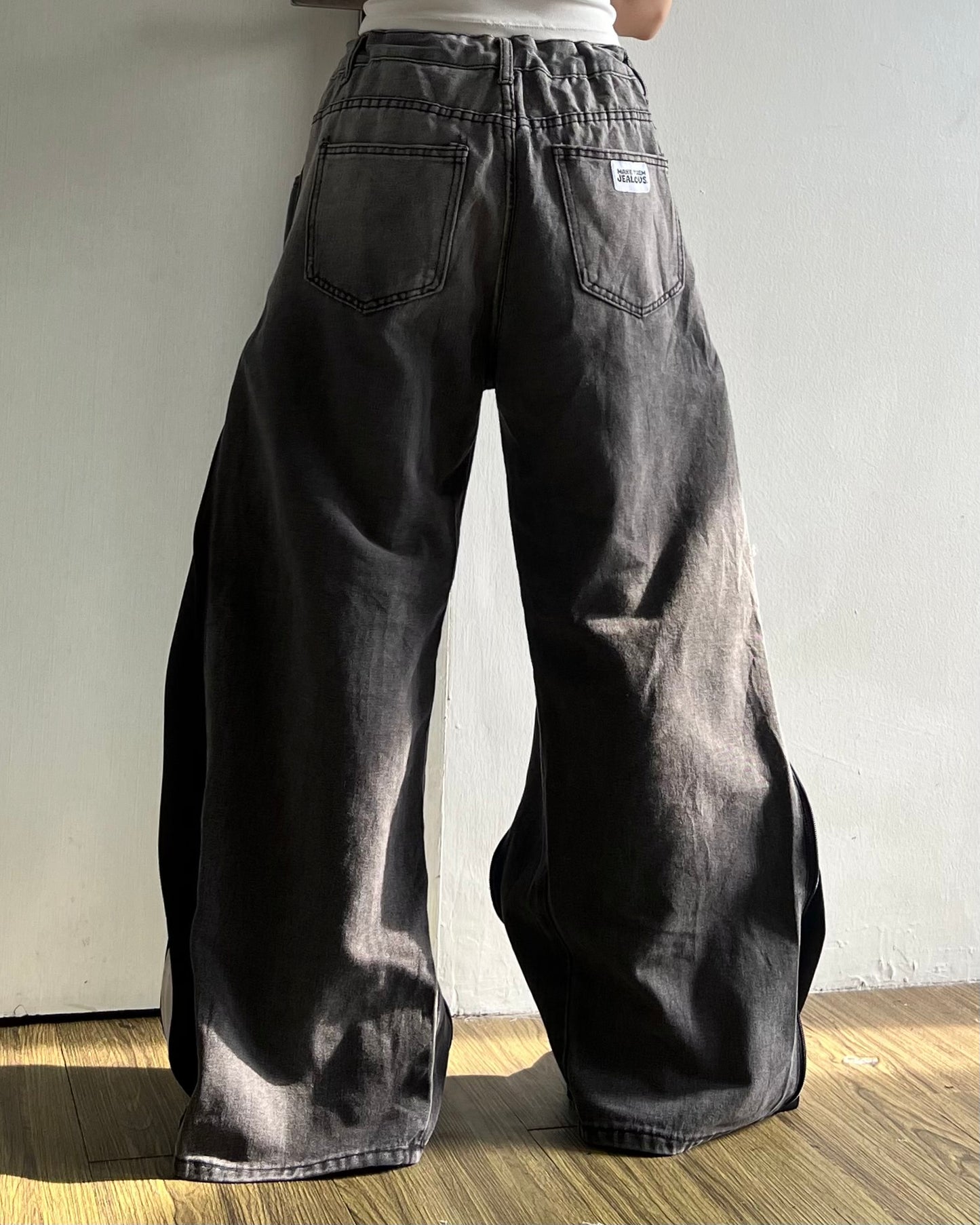 [BIG SIZE] Zipper Pants 0182