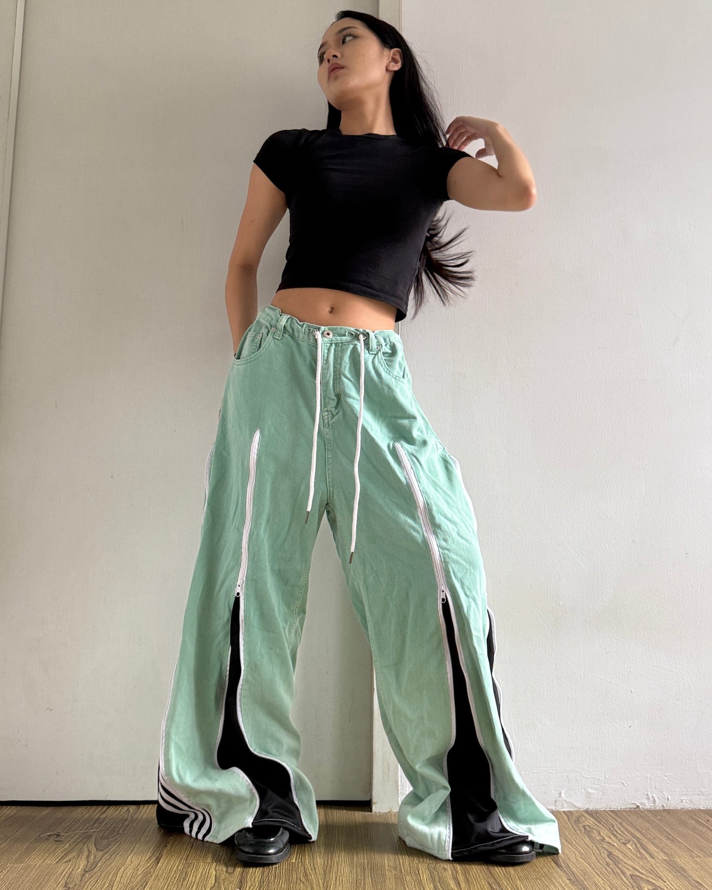 [BIG SIZE] Zipper Pants 0278