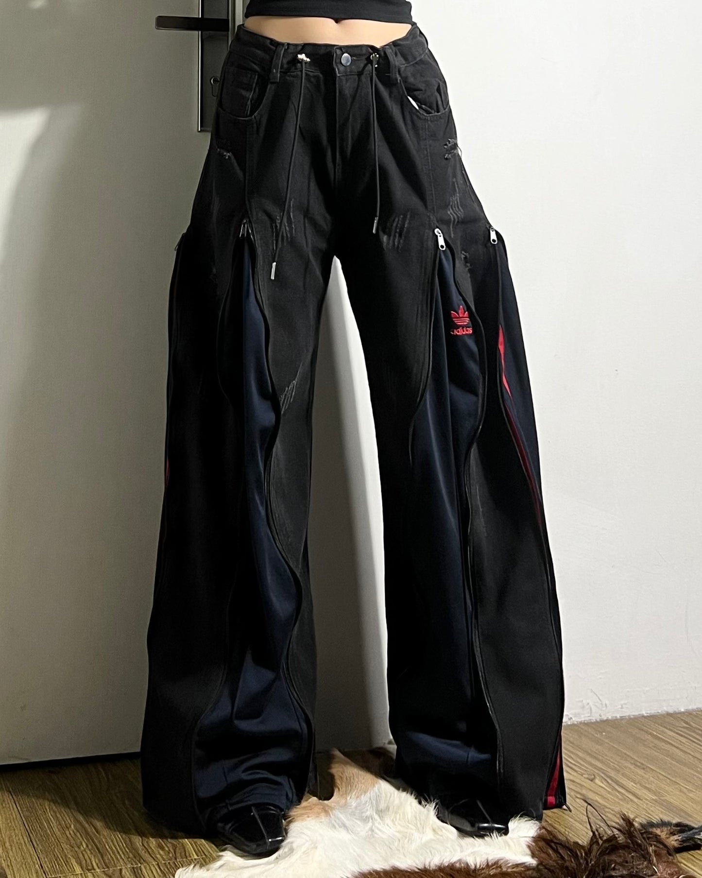 [BIG SIZE] Zipper Pants 0171