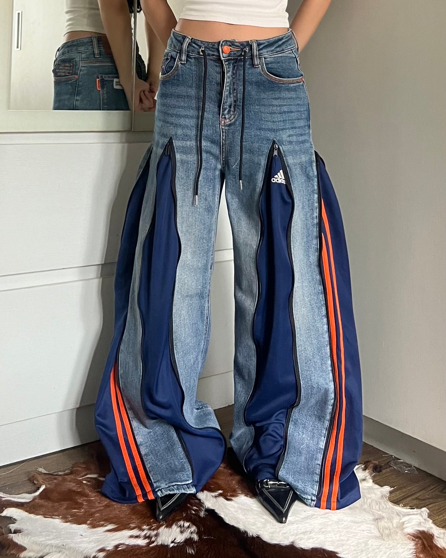 Zipper Pants 059