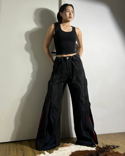 [BIG SIZE] Zipper Pants 0171