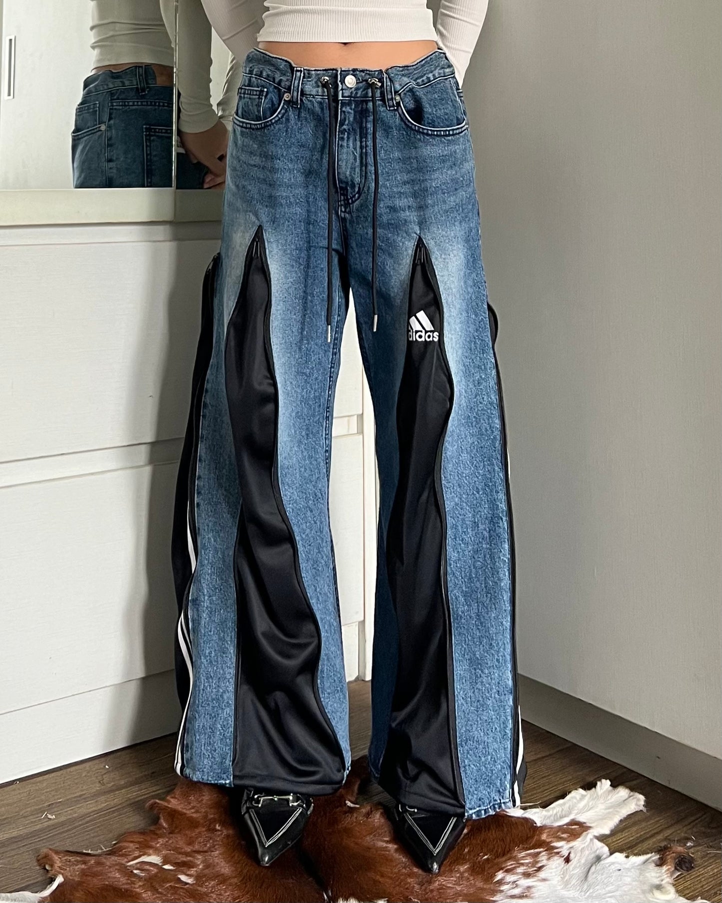 Zipper Pants 076