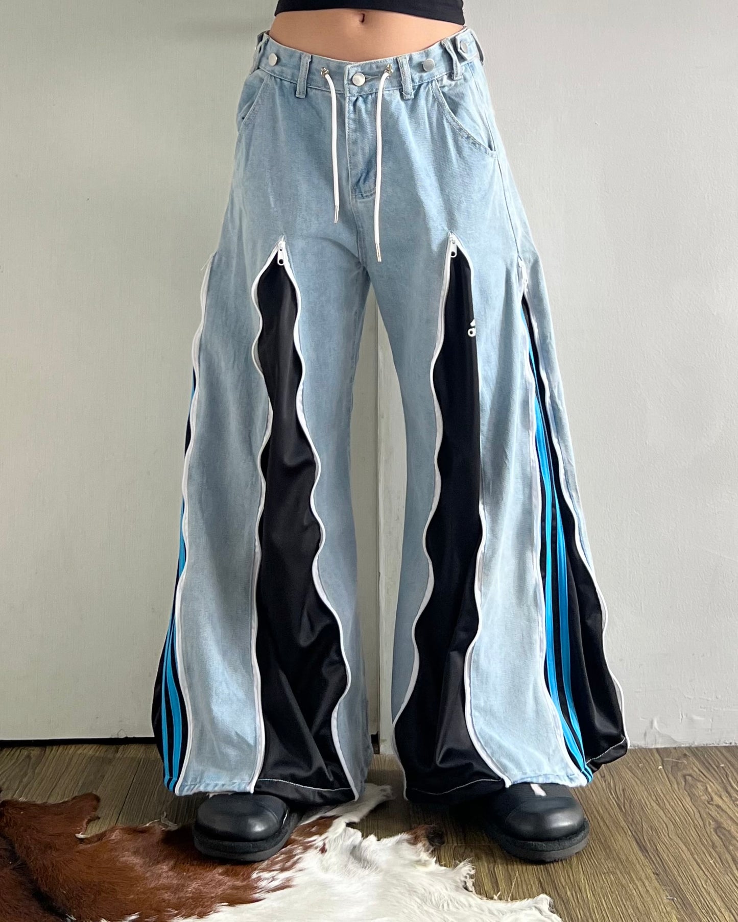 [BIG SIZE] Zipper Pants 0139