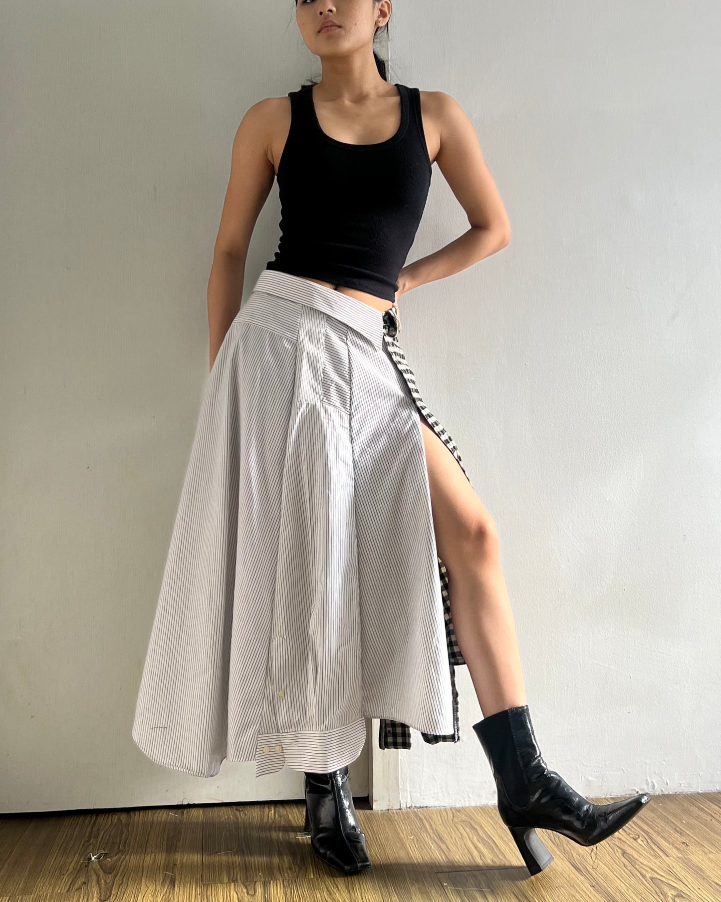 Button-up Maxi Skirt 029