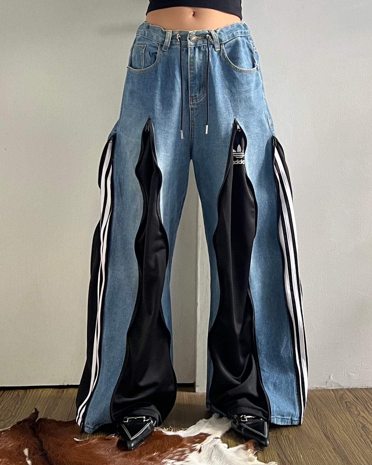 [BIG SIZE] Zipper Pants 0152