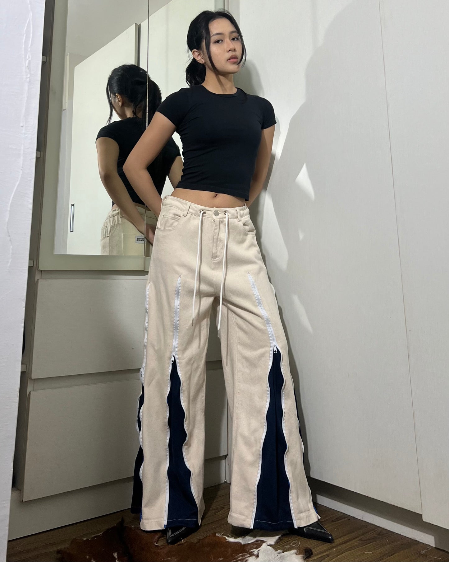 Zipper Pants 0122