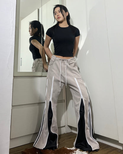 [BIG SIZE] Zipper Pants 0135