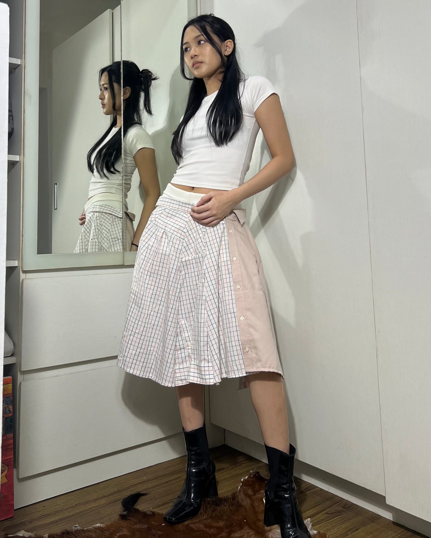Button-up Skirt 004