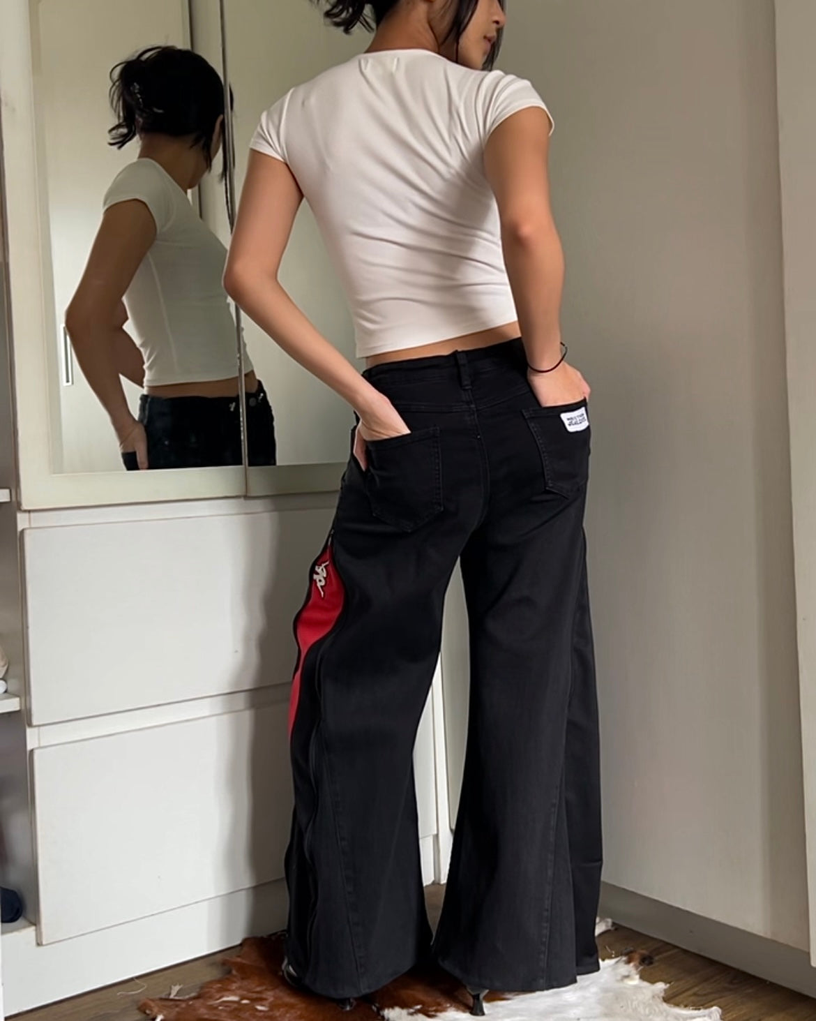 Zipper Pants 048