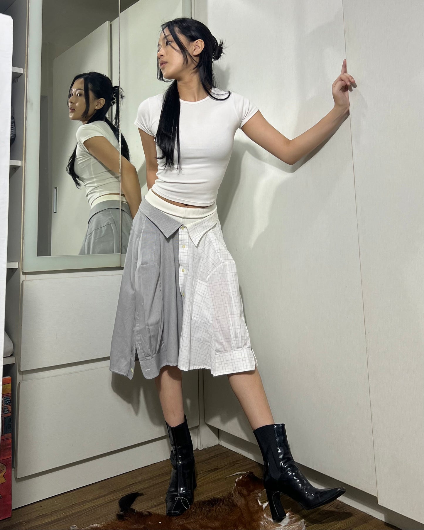 Button-up Skirt 001