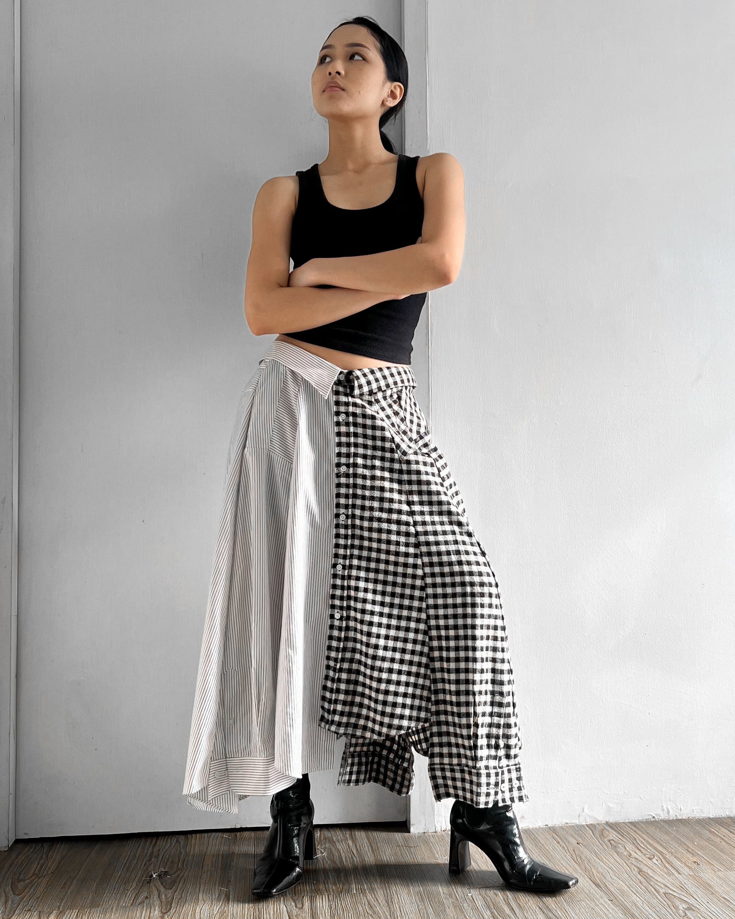 Button-up Maxi Skirt 029