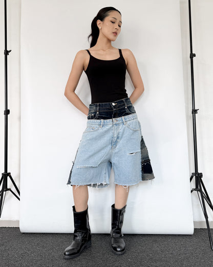 Double Waist Jorts 010