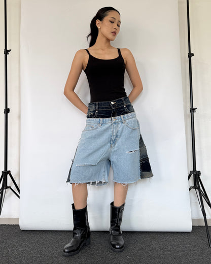 Double Waist Jorts 010