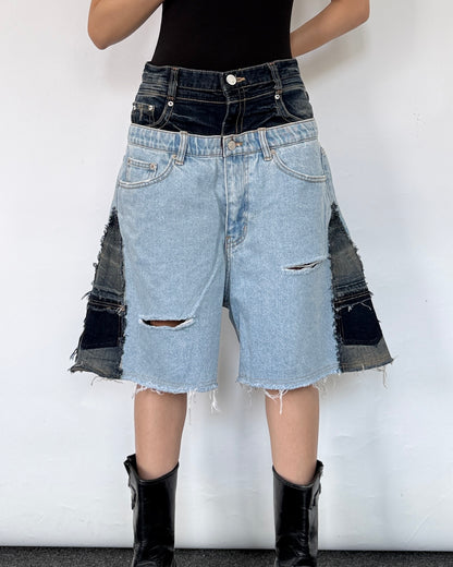 Double Waist Jorts 010
