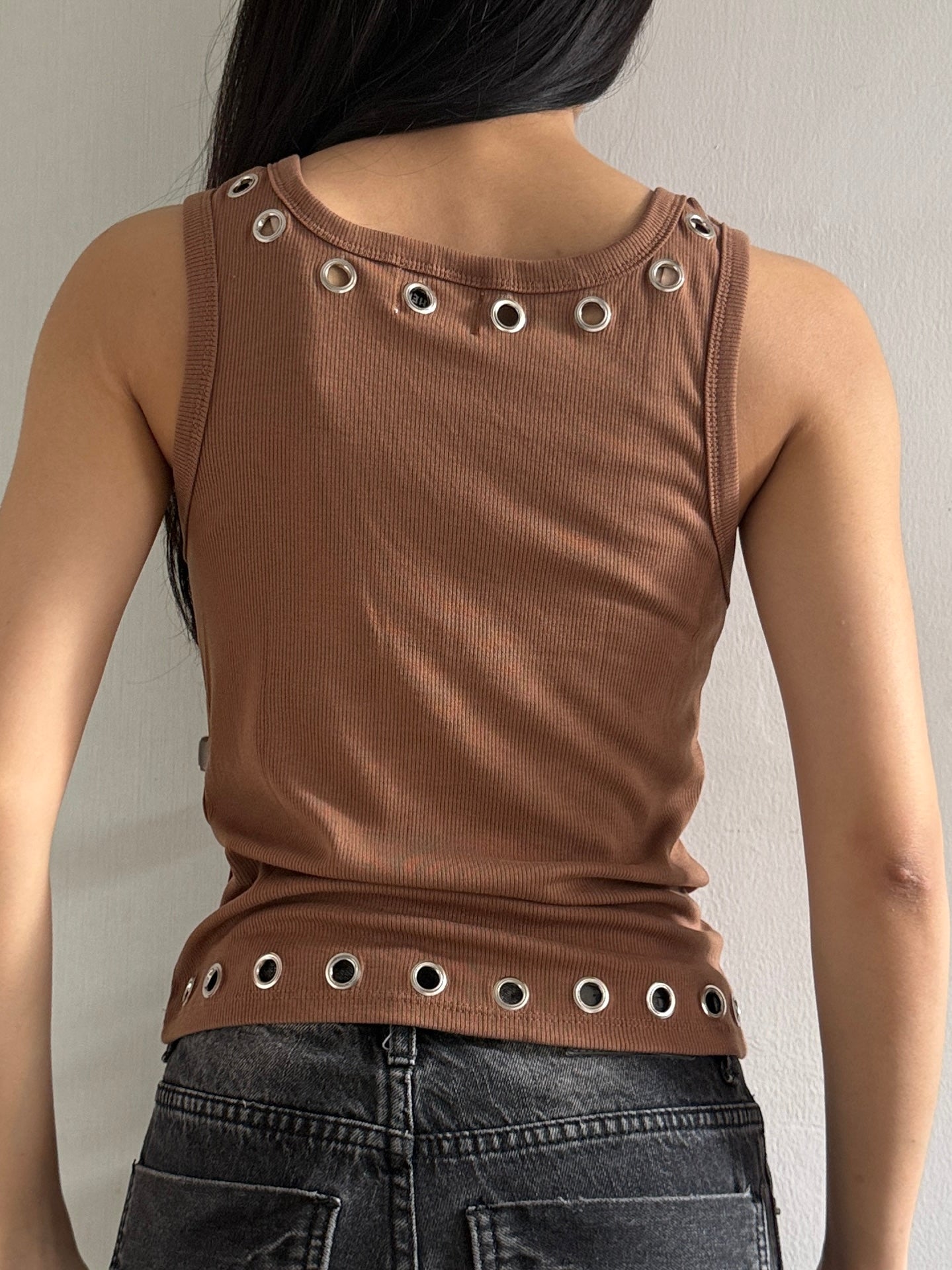 BULLET TANK - BROWN