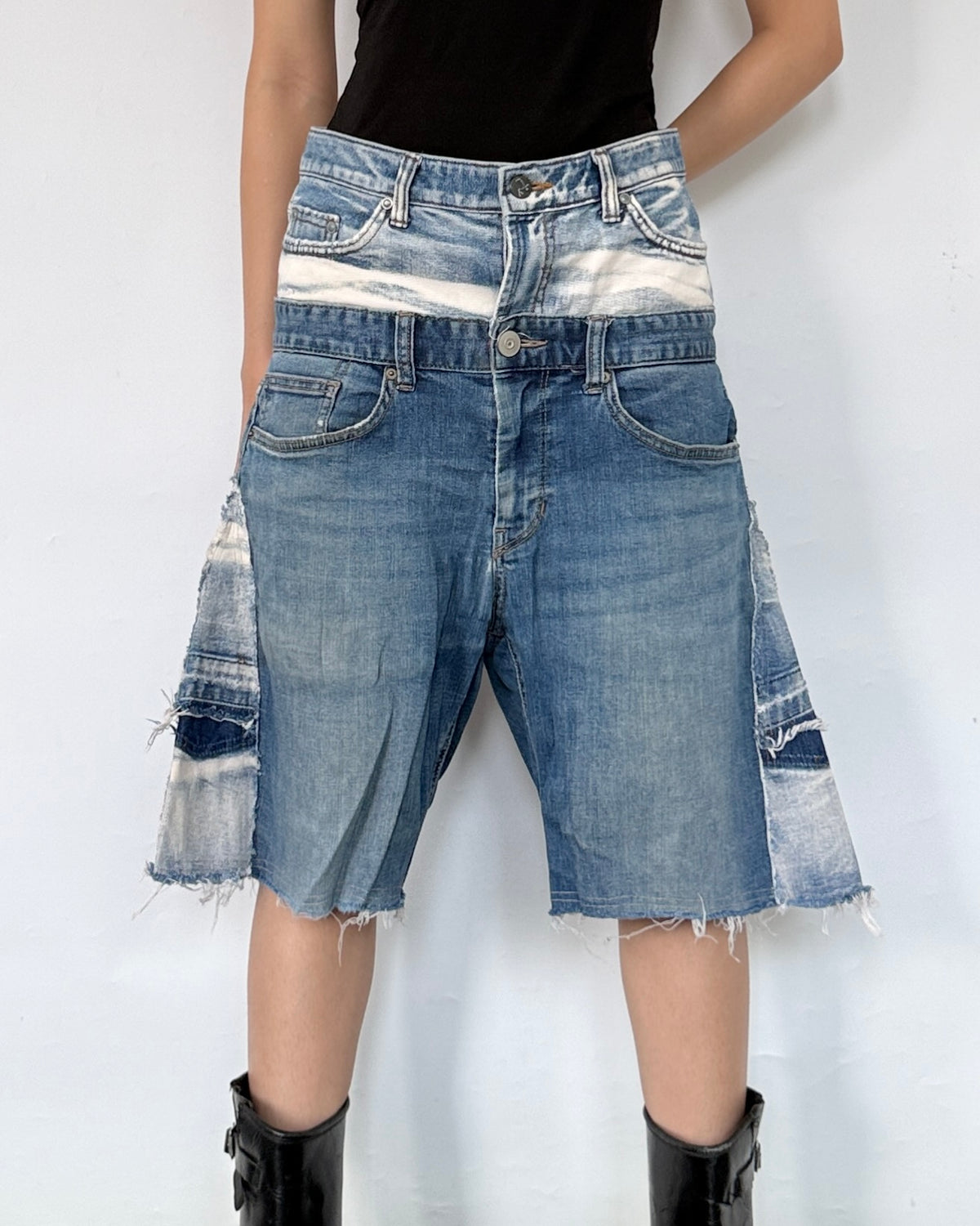 Double Waist Jorts 009