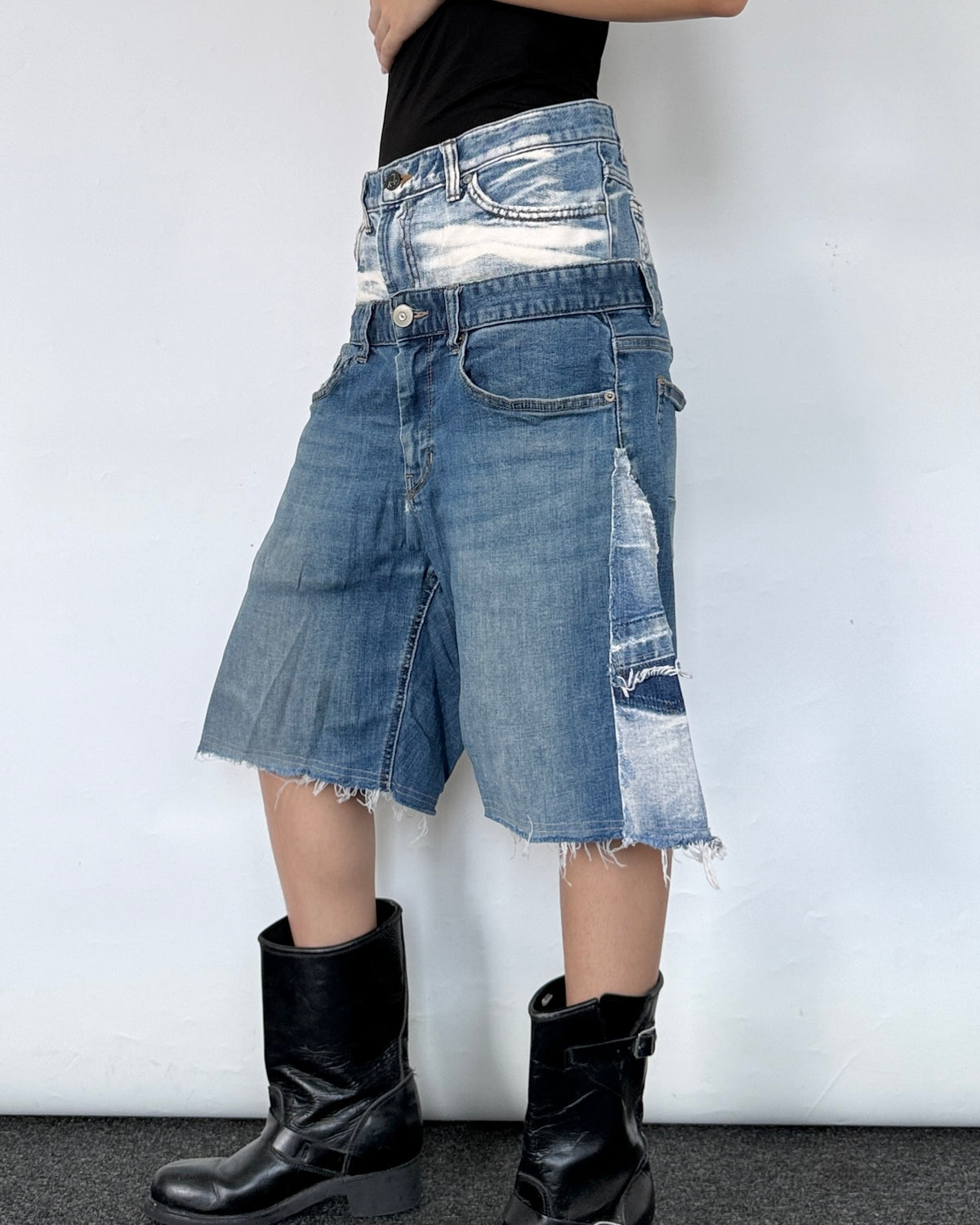 Double Waist Jorts 009