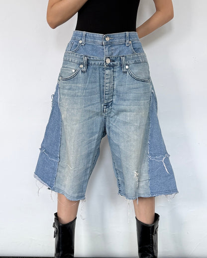 Double Waist Jorts 008