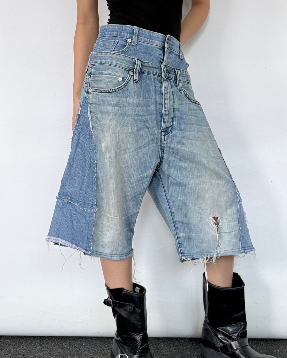 Double Waist Jorts 008