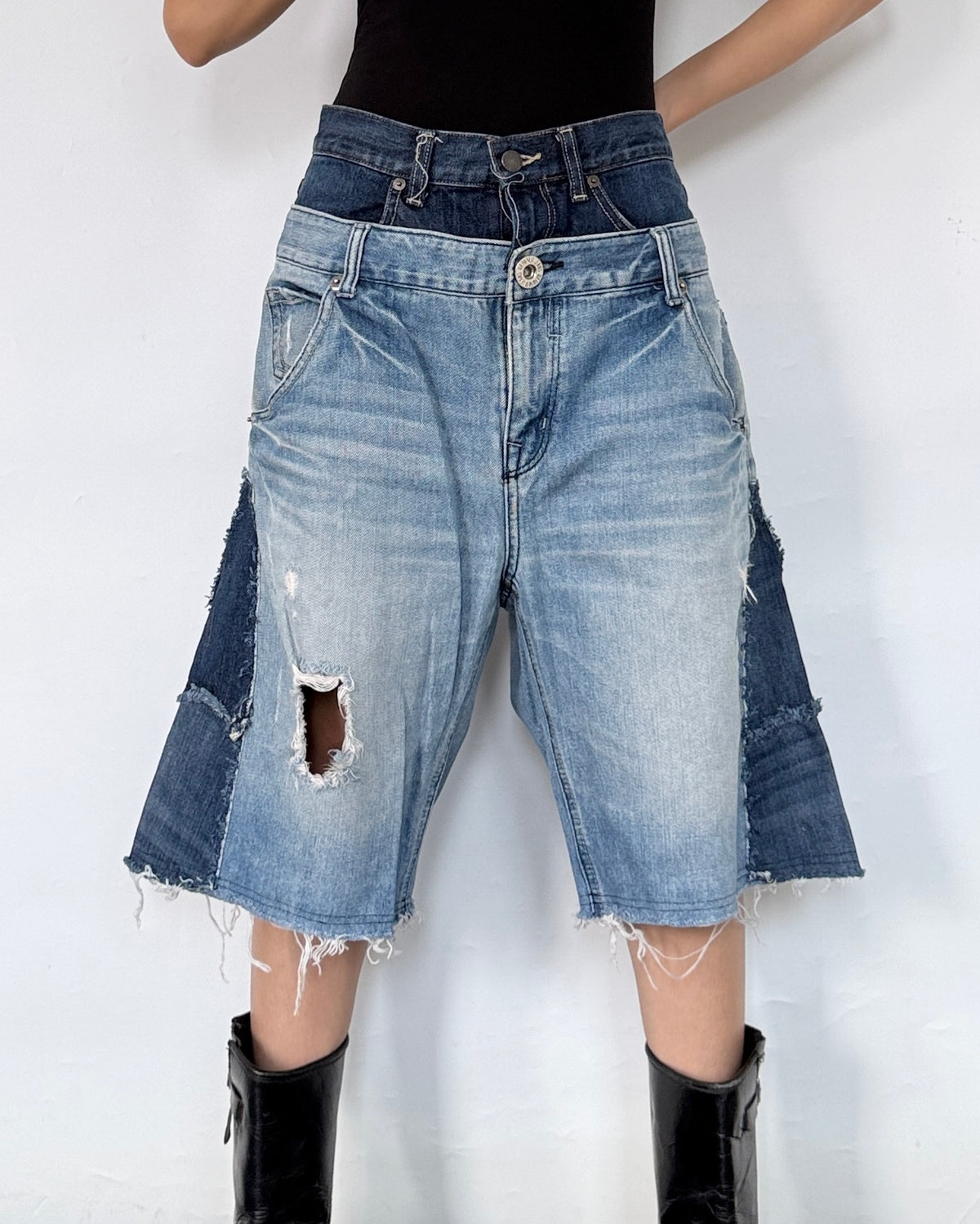 Double Waist Jorts 007