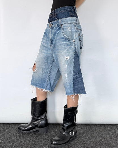 Double Waist Jorts 007