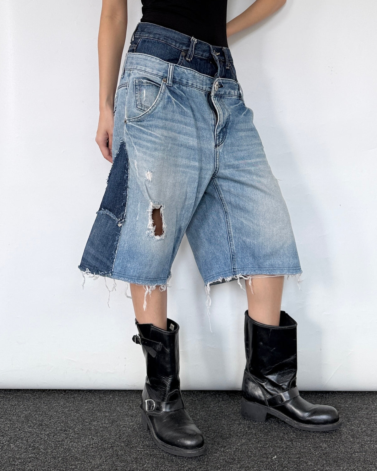Double Waist Jorts 007