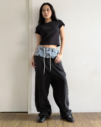 Double Waist Pants 001