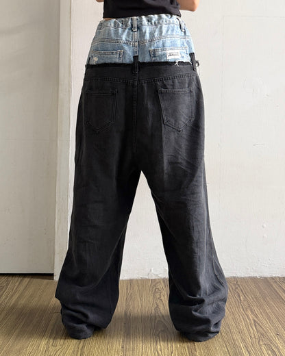 Double Waist Pants 001