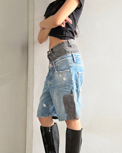 Double Waist Jorts 002