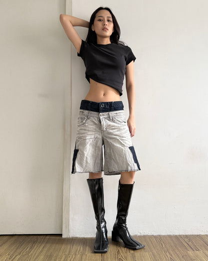 Double Waist Jorts 003
