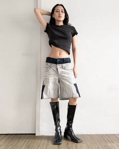Double Waist Jorts 003