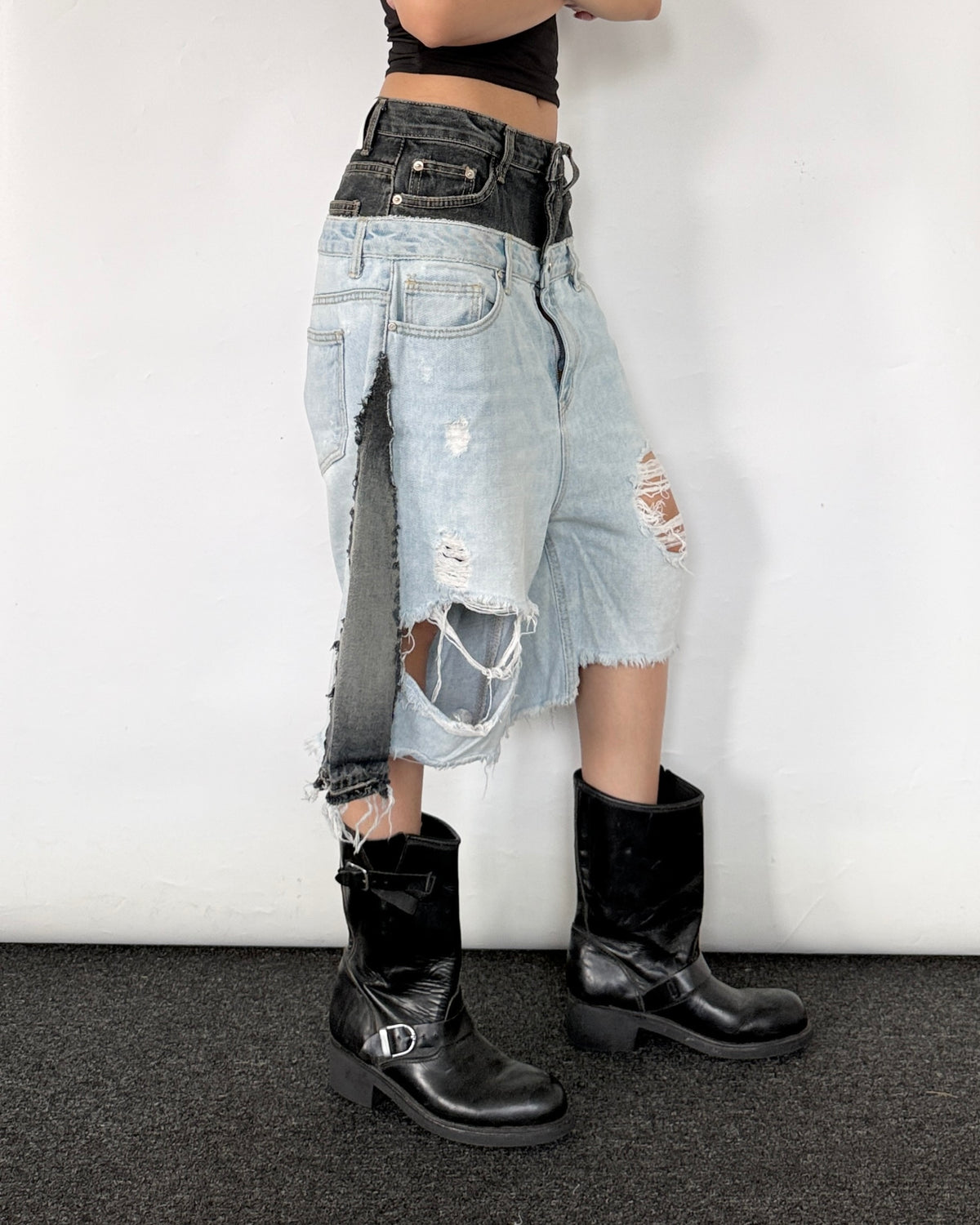 Double Waist Jorts 011