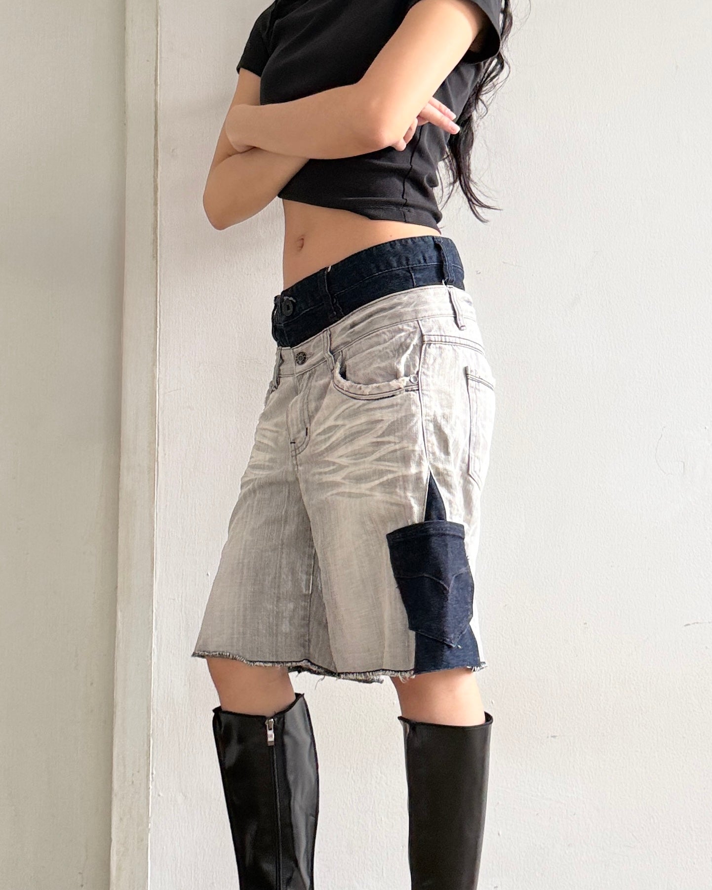 Double Waist Jorts 003