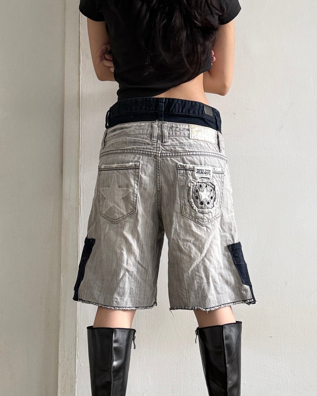 Double Waist Jorts 003