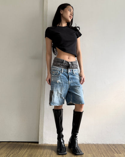 Double Waist Jorts 005