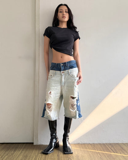 Double Waist Jorts 004