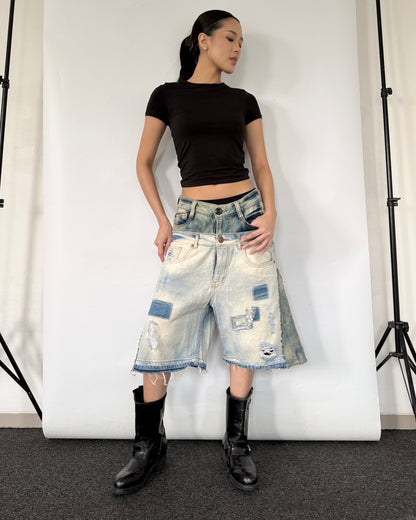 Double Waist Jorts 013