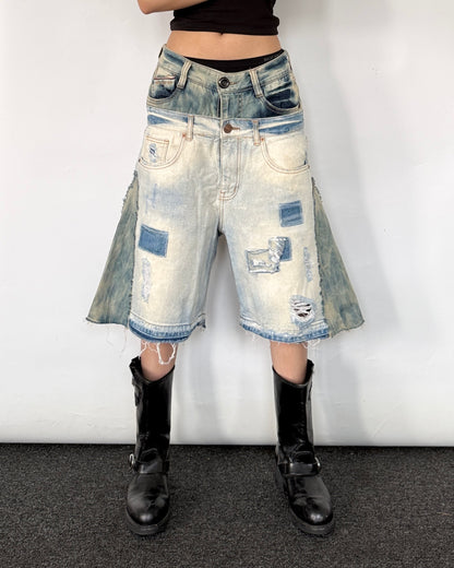 Double Waist Jorts 013