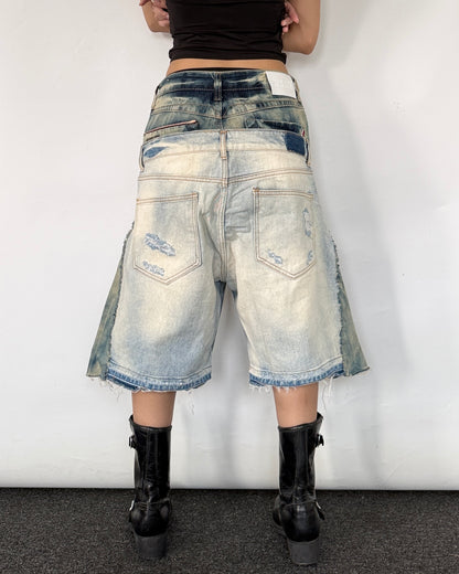 Double Waist Jorts 013