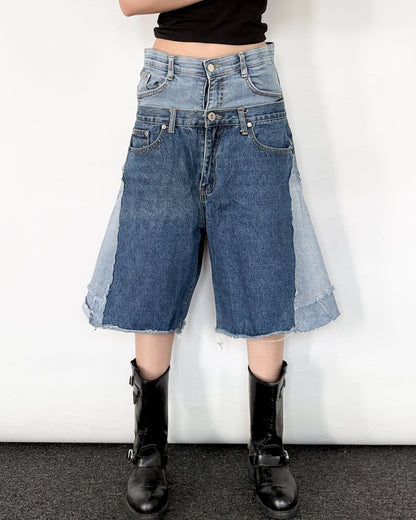 Double Waist Jorts 014