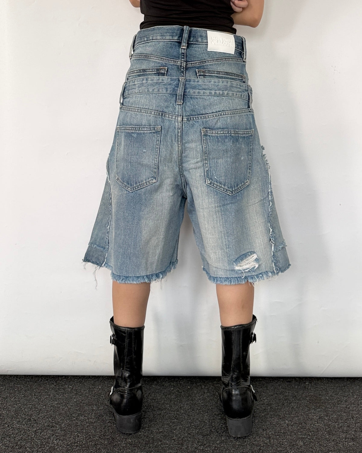 Double Waist Jorts 015