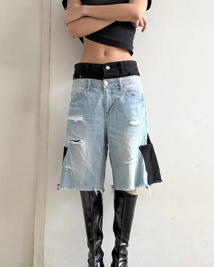 Double Waist Jorts 001