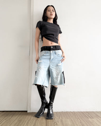 Double Waist Jorts 001