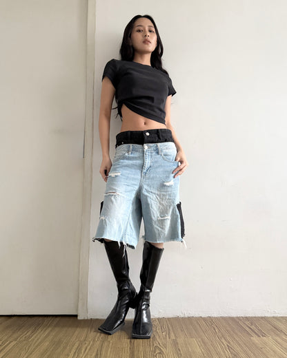 Double Waist Jorts 001